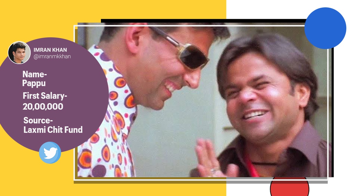 first salary, first salary trend, first salary memes, people share first salary, first salary jokes, first salary viral trend, indian express