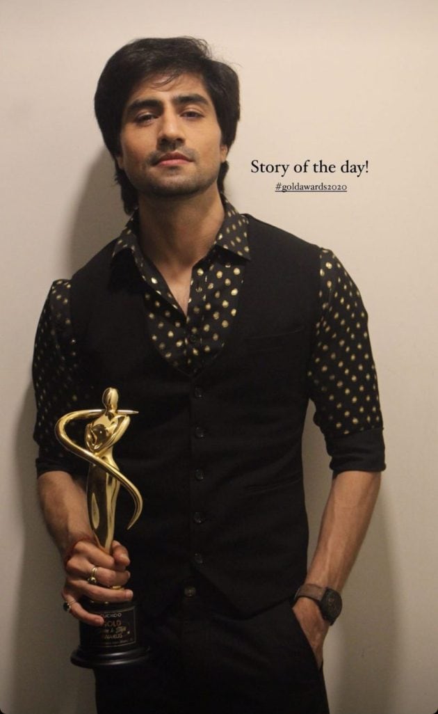 harshad chopda, Gold Glam and Style Awards