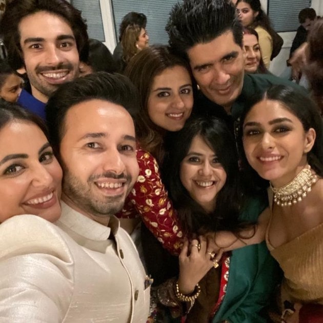 hina khan, ridhi, Manish Malhotra, Mrunal Thakur, Ekta Kapoor.