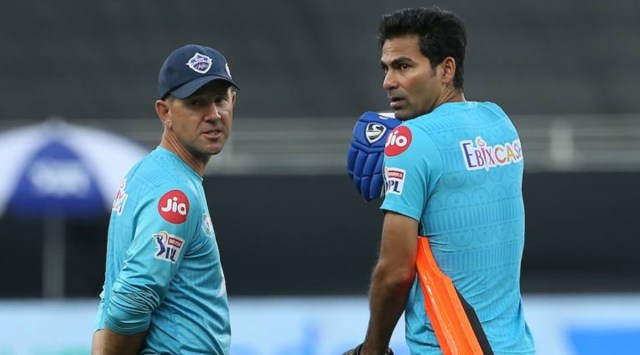 Mohammad Kaif with Delhi Capitals head coach Ricky Ponting. (IPL)
