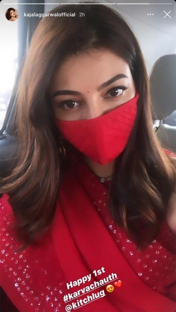 From Kajal Aggarwal to Raveena Tandon: Here's how celebs are celebrating  Karwa Chauth | Lifestyle Gallery News,The Indian Express