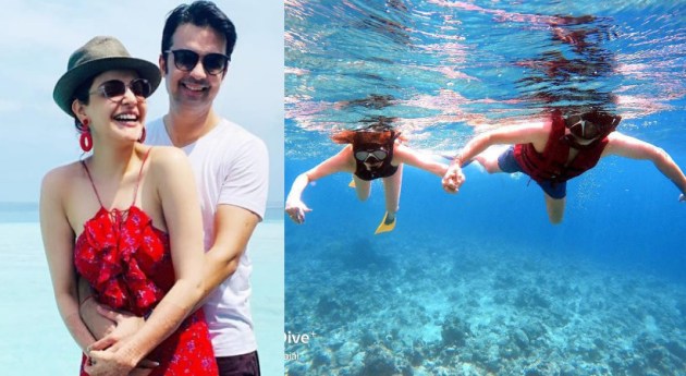 kajal gautam honeymoon photos