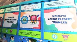 Kolkata tram, Kolkata tram mobile library, Kolkata tram library