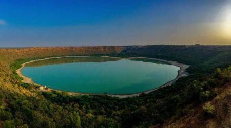 Lonar lake, meteor lake, Ramsar site, Nagpur news, Maharashtra news, Indian epxress news