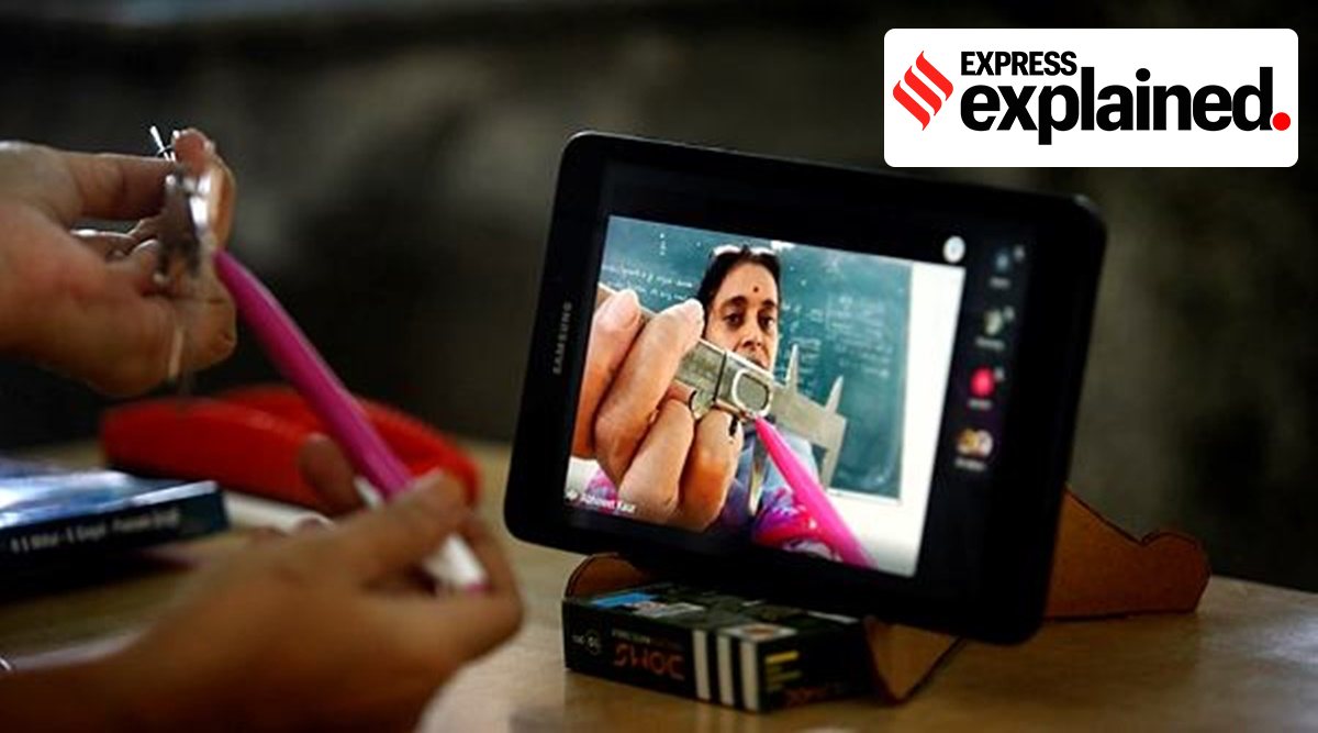 FYJC admissions take place online through a centralised admission process (CAP) in six districts. (Express photo: Praveen Khanna/File)