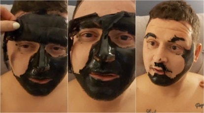 Face mask woes': Man's beauty treatment goes wrong, goes viral | Trending - The Indian Express