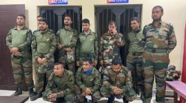 Men held for impersonating Air Force officials, Guwahati 11 men held, assam crime, Guwahati airport, assam news, indian express