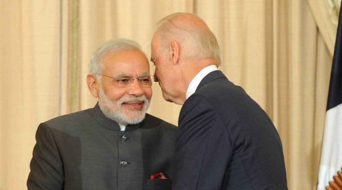 pm narendra modi and joe biden talk; flag covid-19, climate change and indo-pacific | india news,the indian express