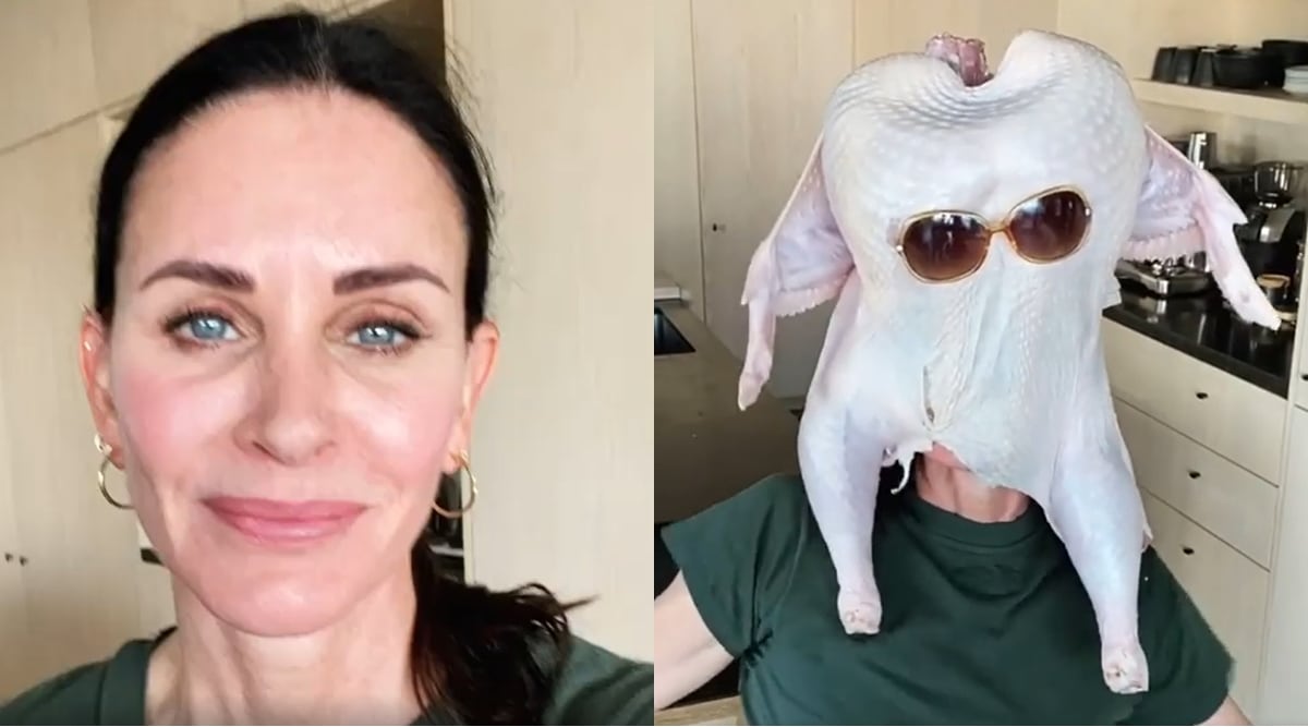 Courteney Cox wishes Thanksgiving in true Monica Geller ...