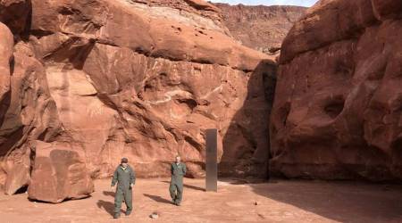 monolith, monolith utah desert, monolith space oddity, monolith sci fi movie, monolith found by helicopter