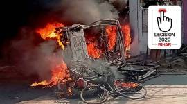 Munger firing, munger durga puja incident, Munger police, Munger policemen booked, bihar elections, nitish kumar, RCP singh, Lipi Singh, Tejashwi Yadav, chirag paswan, general dyer, bihar news, indian express