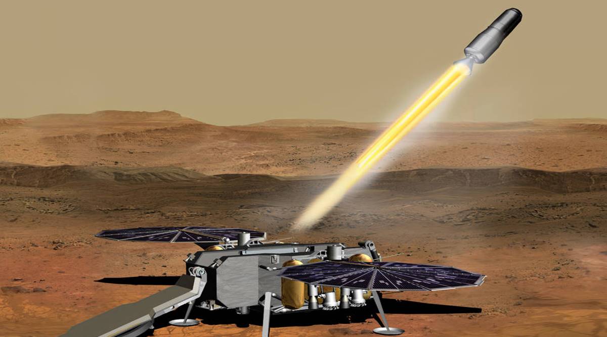 NASA Mars Sample, NASA ESA partnership, NASA Mars sample return mission, mars 2020 Perservarance Rover, mars rock samples, mars space exploration