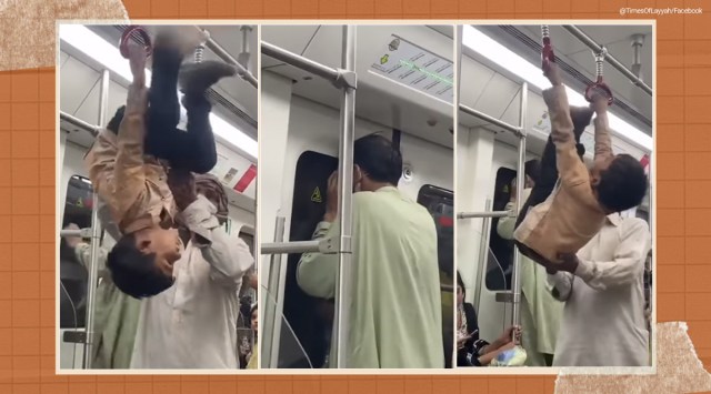 Lahore orange, Pakistan, Pakistan first metro line, orange line, Lahore metro entertainment opportunities viral video, trending, indian express, indian express news