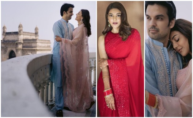 photos of newlyweds Kajal Aggarwal and Gautam Kitchlu