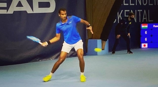 Ramkumar Ramanathan will climb up to 185 from 206 in the ATP singles ranking charts. (File)