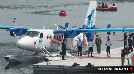 Gujarat Seaplane services, Seaplane services suspended for maintenance, Ahmedabad news, Gujarat news, Indian express news
