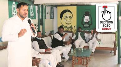 tejashwi yadav, tejashwi yadav on postal ballot recount, bihar elections 2020, bihar election results, nitish kumar, indian express