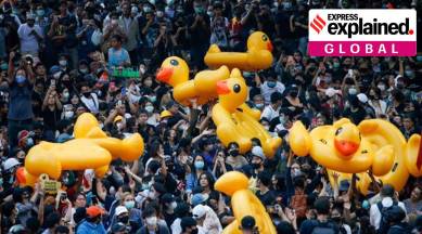 Explained: Why a large yellow rubber duck has become a symbol of Thailand’s protests