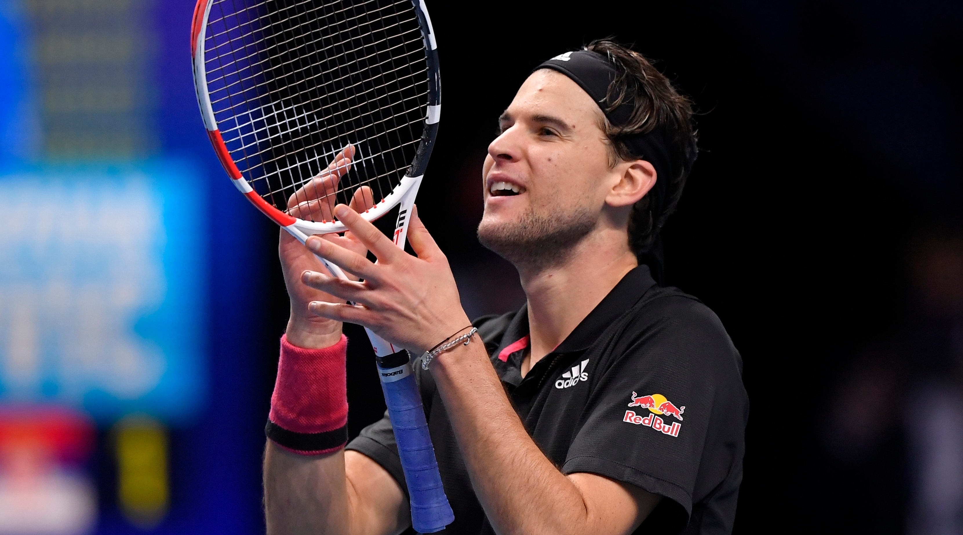 Dominic Thiem outlasts Novak Djokovic to reach ATP Finals title match