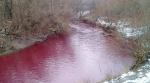 Russia, Russia blood river, russia river turns red, kemerovo, Russian river viral pictures, Russian toxic river trending, indian express, indian express news