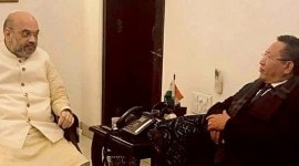 tr zeliang amit shah Nagaland People’s Democratic Alliance, People’s Democratic Alliance Nagaland, Nagaland ruling party, Naga People's Front, Naga peace process. Naga peace talks, India news, Indian Express