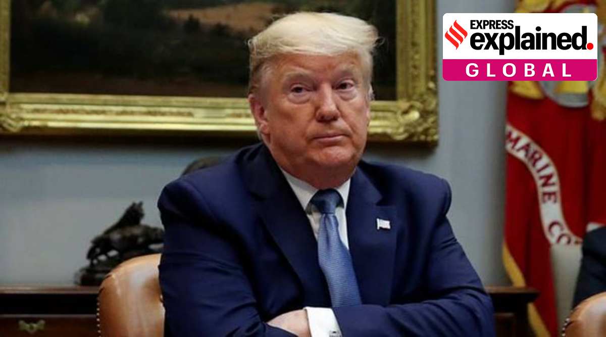 Donald Trump, us president, us elections 2020, us presidential elections, White House, presidential protection, indian express