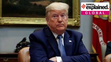 Donald Trump, us president, us elections 2020, us presidential elections, White House, presidential protection, indian express