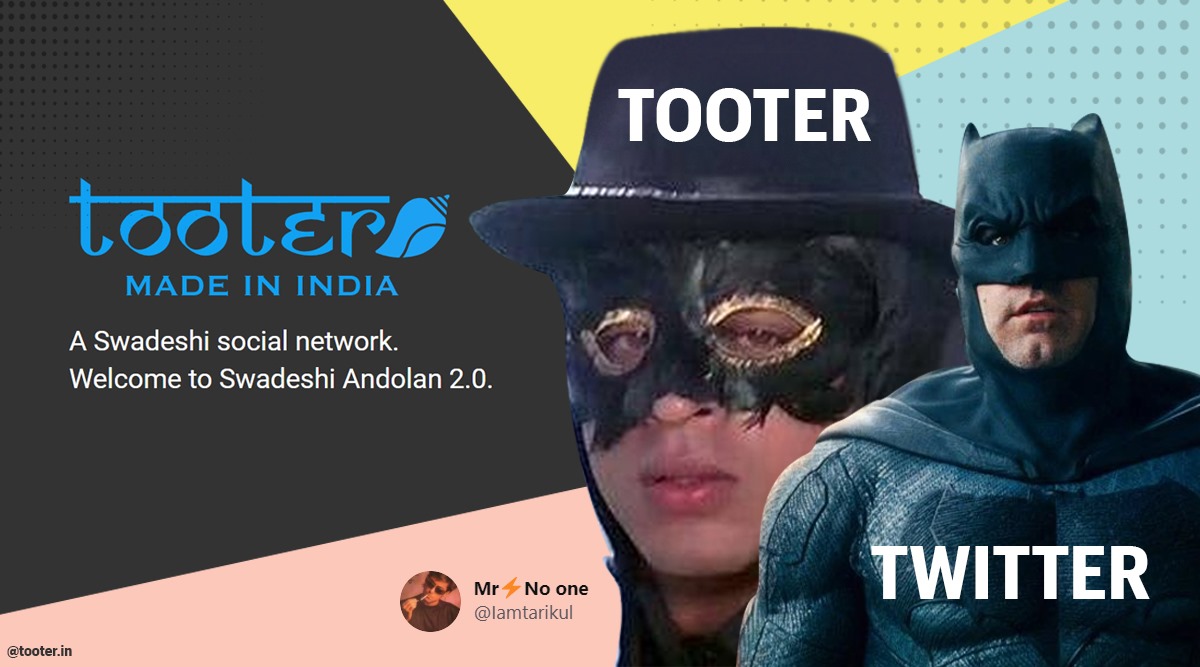 tooter, indian twitter, swadeshi twitter, tooter vs twitter memes, tooter memes, what is tooter, funny memes, tech news, indian express, viral news