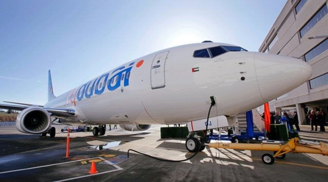 This Oct. 27, 2010 file photo, shows a Boeing 737 being delivered to flydubai in Seattle, Washington.  (AP)
