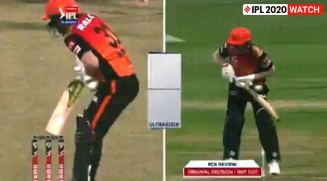 David Warner departed in the sixth over of the chase. (Screengrab)