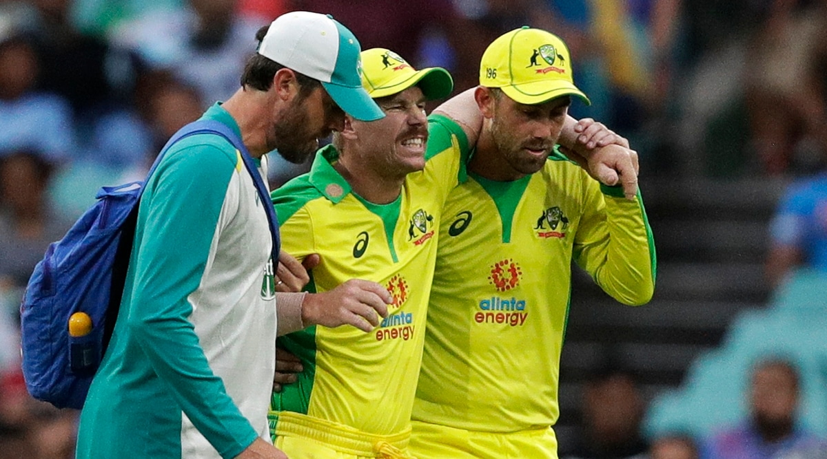 India vs Australia 2nd ODI: David Warner taken to hospital for scans after  injury | Sports News,The Indian Express