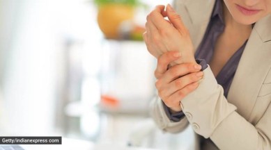 wrist pain, wrist pain stretches, how to stretch, wrist pain exercising, indianexpress.com, indianexpress, computer typing wrist pain, what to do for wrist pain,