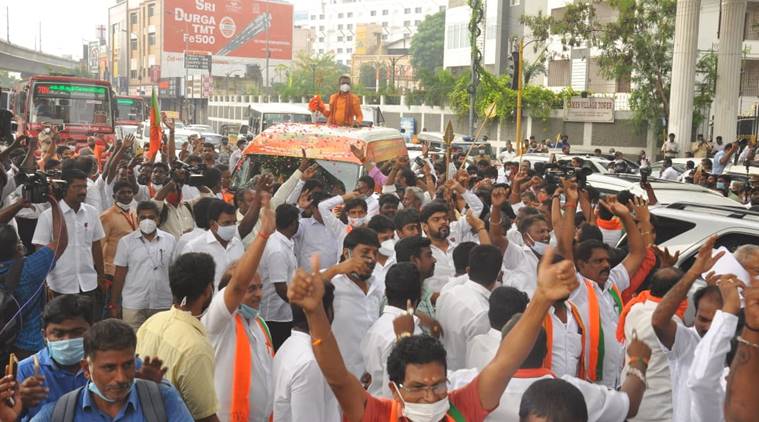 Vel Yatra, Vel Yatra bjp, Vel Yatra chennai bjp, tamil nadu govt refuses permission for Vel Yatra, chennai news, vel yatra Tiruttani, chennai city news