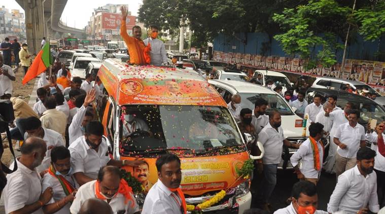 Vel Yatra, Vel Yatra bjp, Vel Yatra chennai bjp, tamil nadu govt refuses permission for Vel Yatra, chennai news, vel yatra Tiruttani, chennai city news