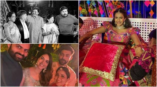 chiranjeevi, pawan kalyan at niharika konidela wedding