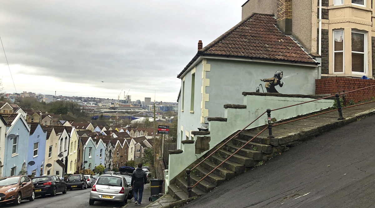 UK homeowner delays sale of home after Banksy mural appears on