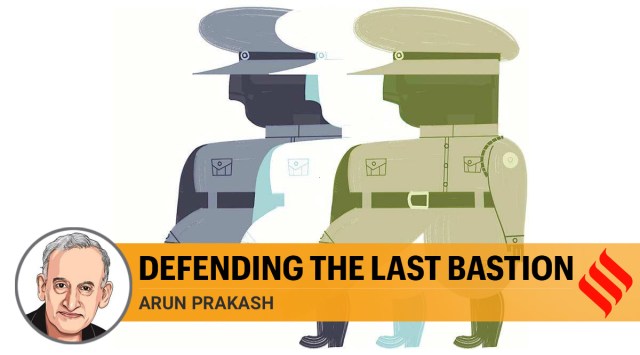  It is disheartening to note Smith’s comment about the ‘utter failure of DSSC to impart a true sense of jointness in its graduates’. (Illustration by C R Sasikumar)