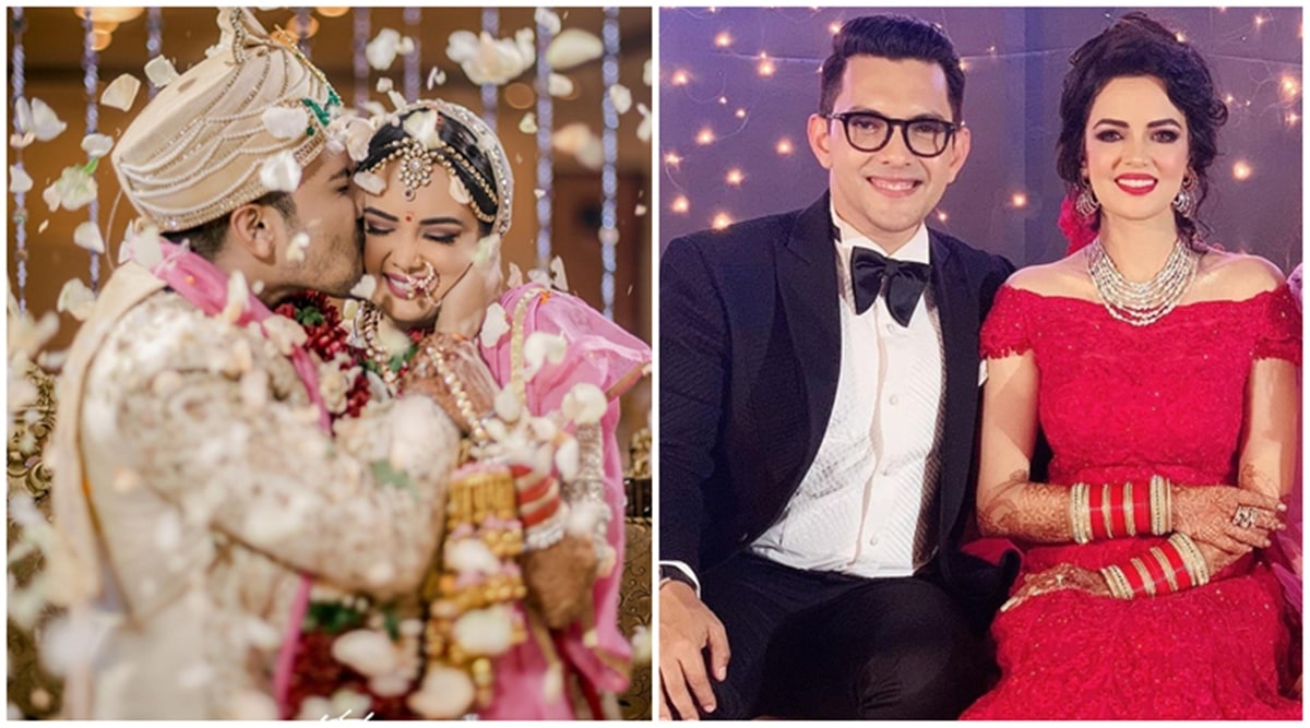 Inside Aditya Narayan Shweta Agarwal S Wedding Reception Entertainment News The Indian Express