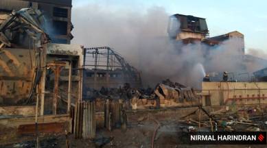 Ahmedabad fire, Ahmedabad chemical factory fire, Gujarat news, Ahmedabad news, Vatva Gujarat Industrial Development Corporation, Indian express