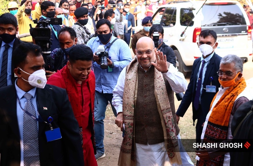 Amidst BJP-TMC war of words, Amit Shah launches road show in Bengal
