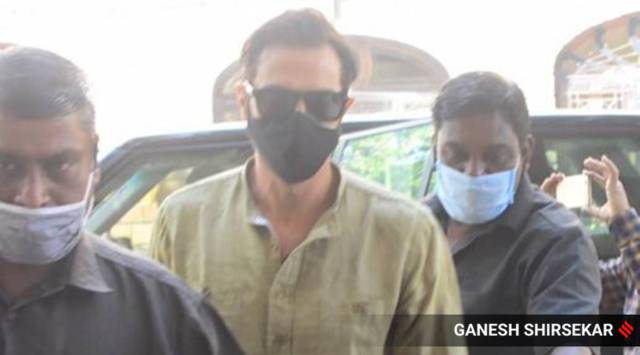 Actor Arjun Rampal at the NCB office today