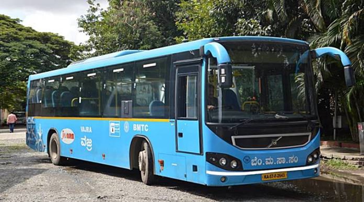 BMTC bus, BMTC AC bus, Volvo AC bus