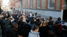 France students protest, France protests, France transgender teen suicide
