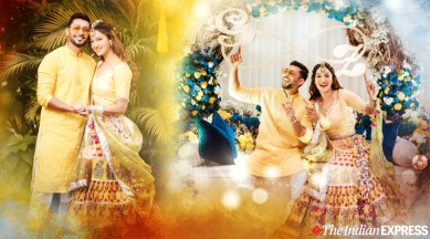 Gauahar Khan, Gauahar Khan wedding, Gauahar Khan photos, zaid darbar, Gauahar Khan indian express, indian express news