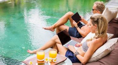 digital nomads, remote work, working remotely from Greece, luxury villa in Greece, indian express news