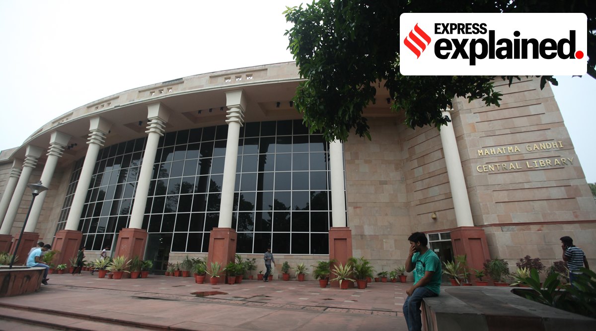 The Mahatma Gandhi Library, IIT Roorkee. At present, the 23 IITs reserve posts while recruiting faculty at the entry-level of Assistant Professor. (Express Photo: Tashi Tobgyal)