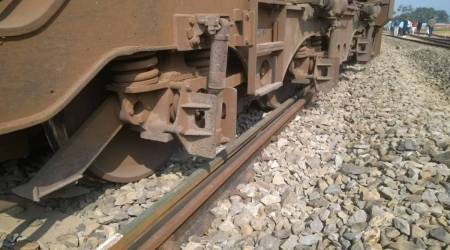 Normal train service in the Agartala-Dharmanagar section in Tripura was suspended as a result of the derailment