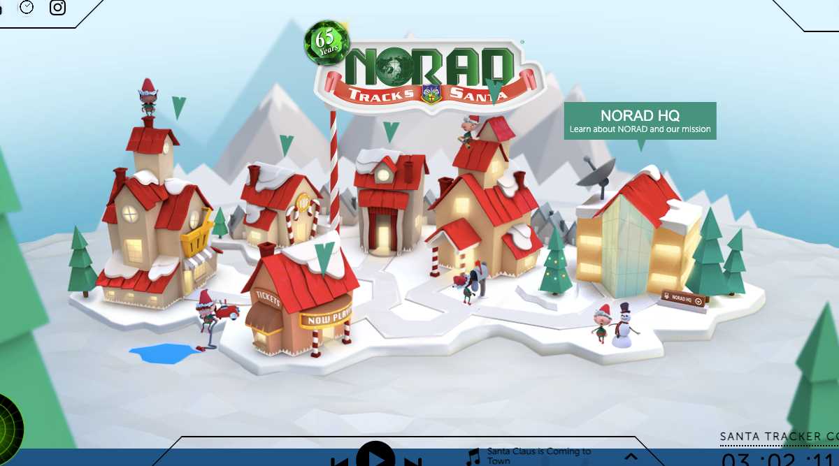 NORAD tracks Santa, Santa Tracker, NORAD Santa Tracker, NORAD Santa news, NORAD Santa website, NORAD Santa games, Christmas news