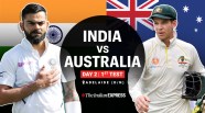 India Vs Australia 1st Test Day 2 Highlights India Lead By 62 