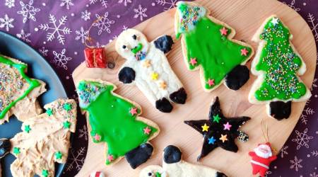 Christmas cookies, healthy Christmas cookies, making Christmas cookies at home, Christmas cookie recipe, healthy eating, millet recipes, indian express news